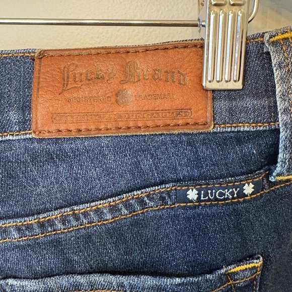 Lucky Brand Dark Blue Denim Cut-Off Jean Shorts size 27/4 - Picture 11 of 11